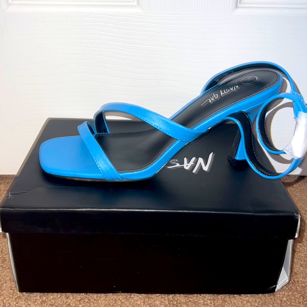 Blue Nastygal Sandals 7.5